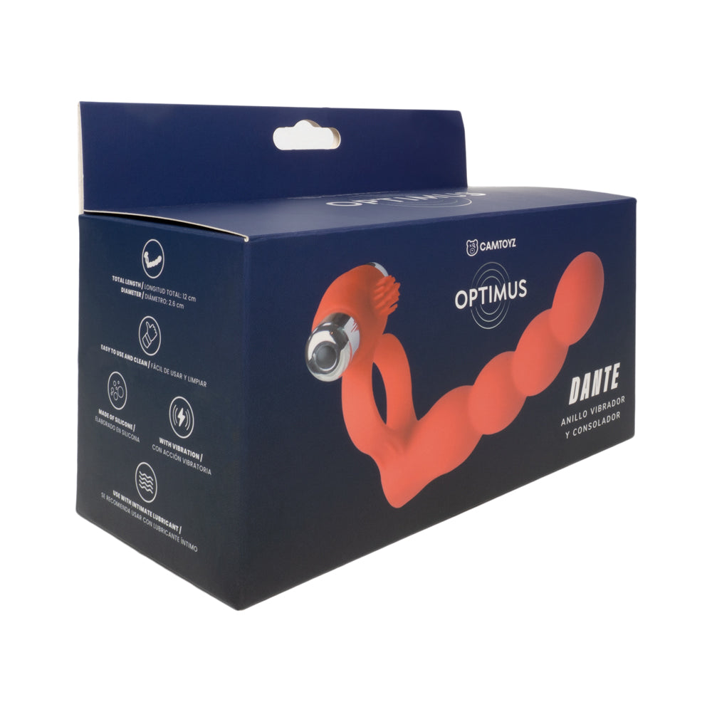 Anillo Vibrador Y Dildo Dante Camtoyz