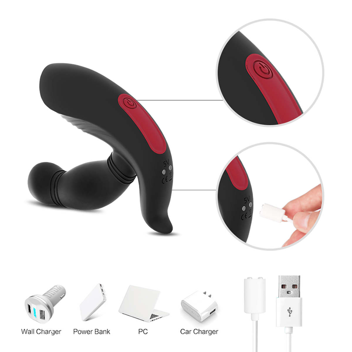 Masajeador Prostático Megatron RCT Shande