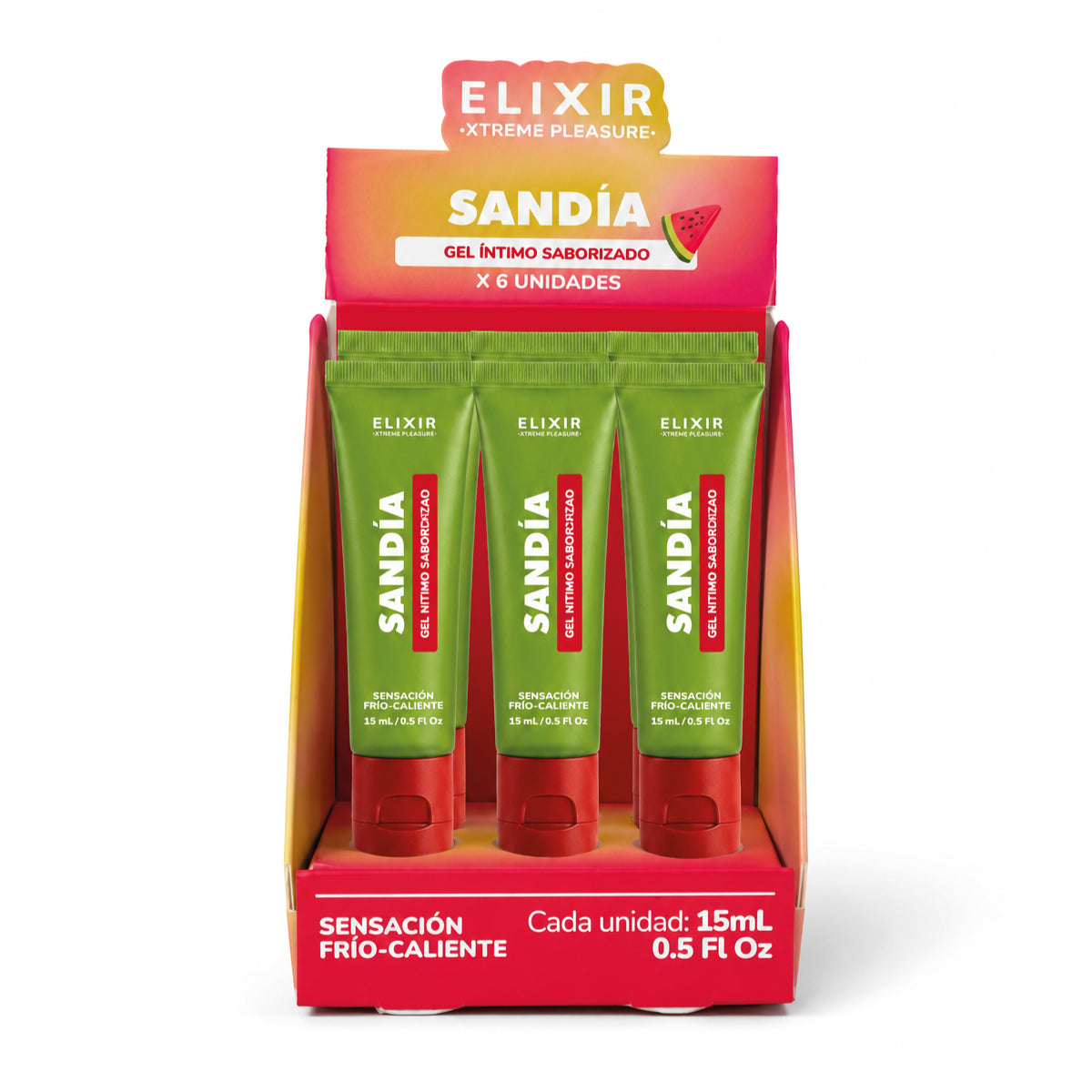 Gel Íntimo Saborizado Sandía Elixir 15 ml