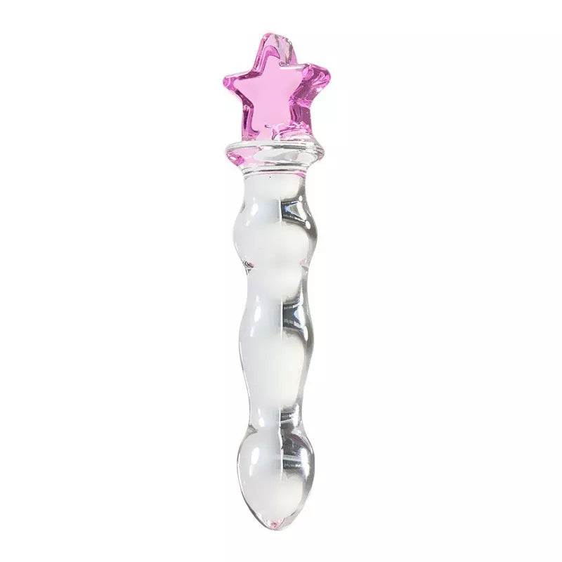 Dildo Anal y Vaginal en Cristal Talla L