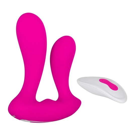 Vibrador Dual Recargable Fucsia - Adam & Eve