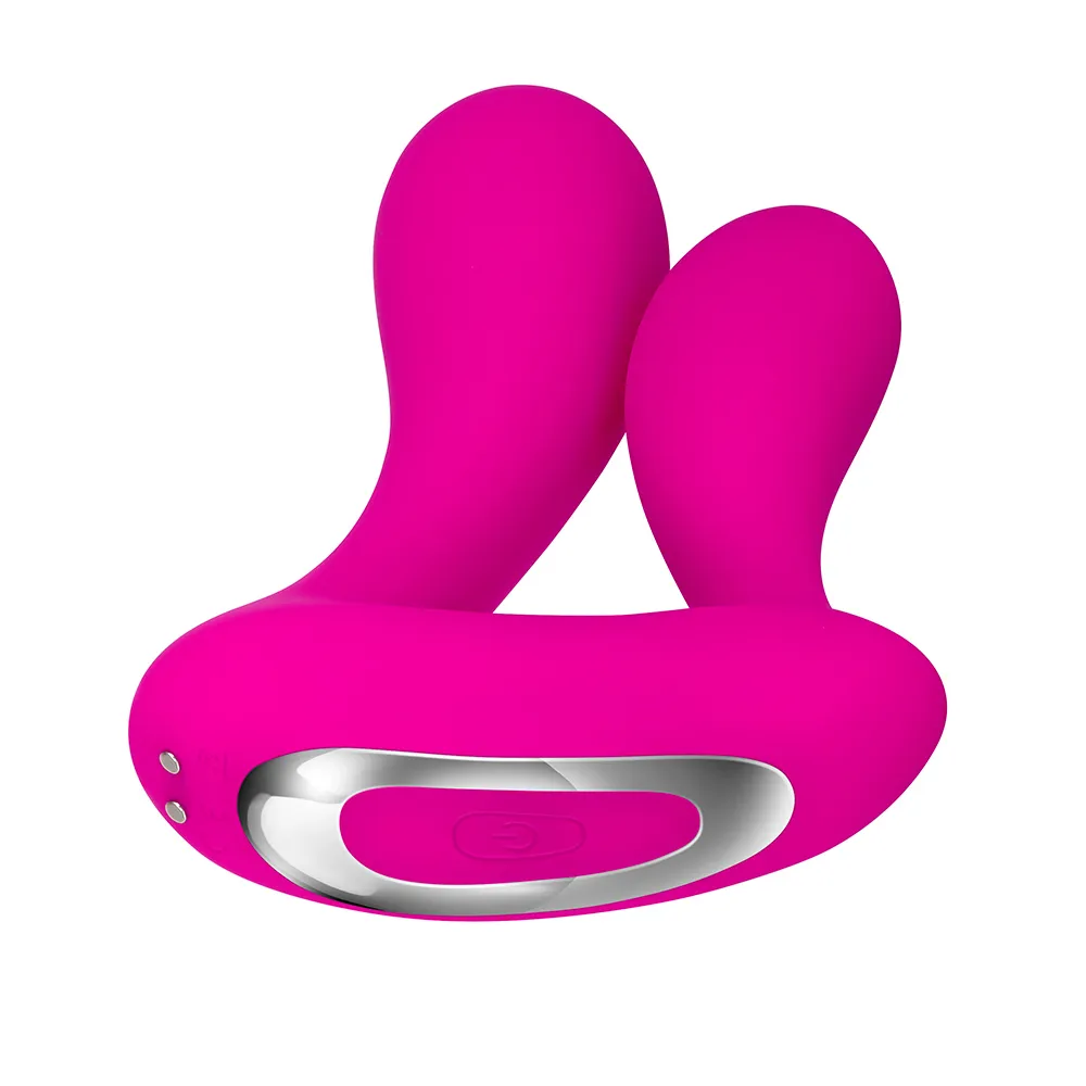 Vibrador Dual Recargable Fucsia - Adam & Eve