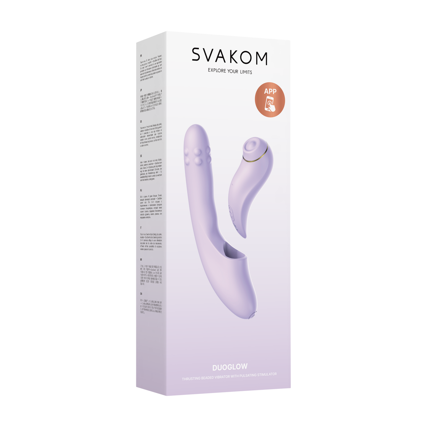 Vibrador + Estimulador 5 en 1 DuoGlow Svakom