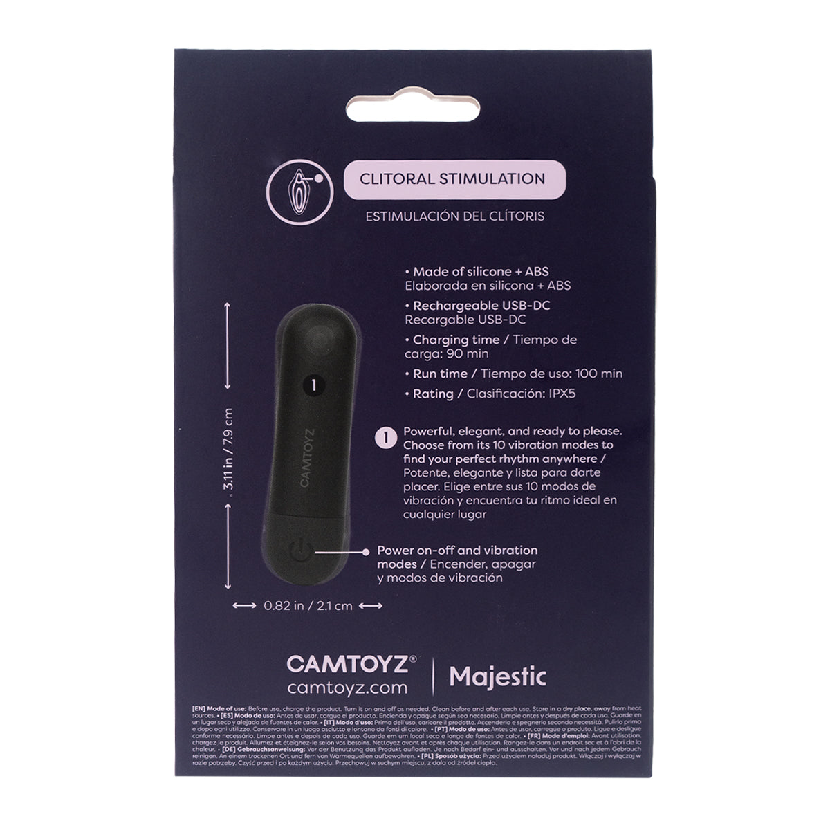 Vibrador Discreto Hazel Lolly Camtoyz