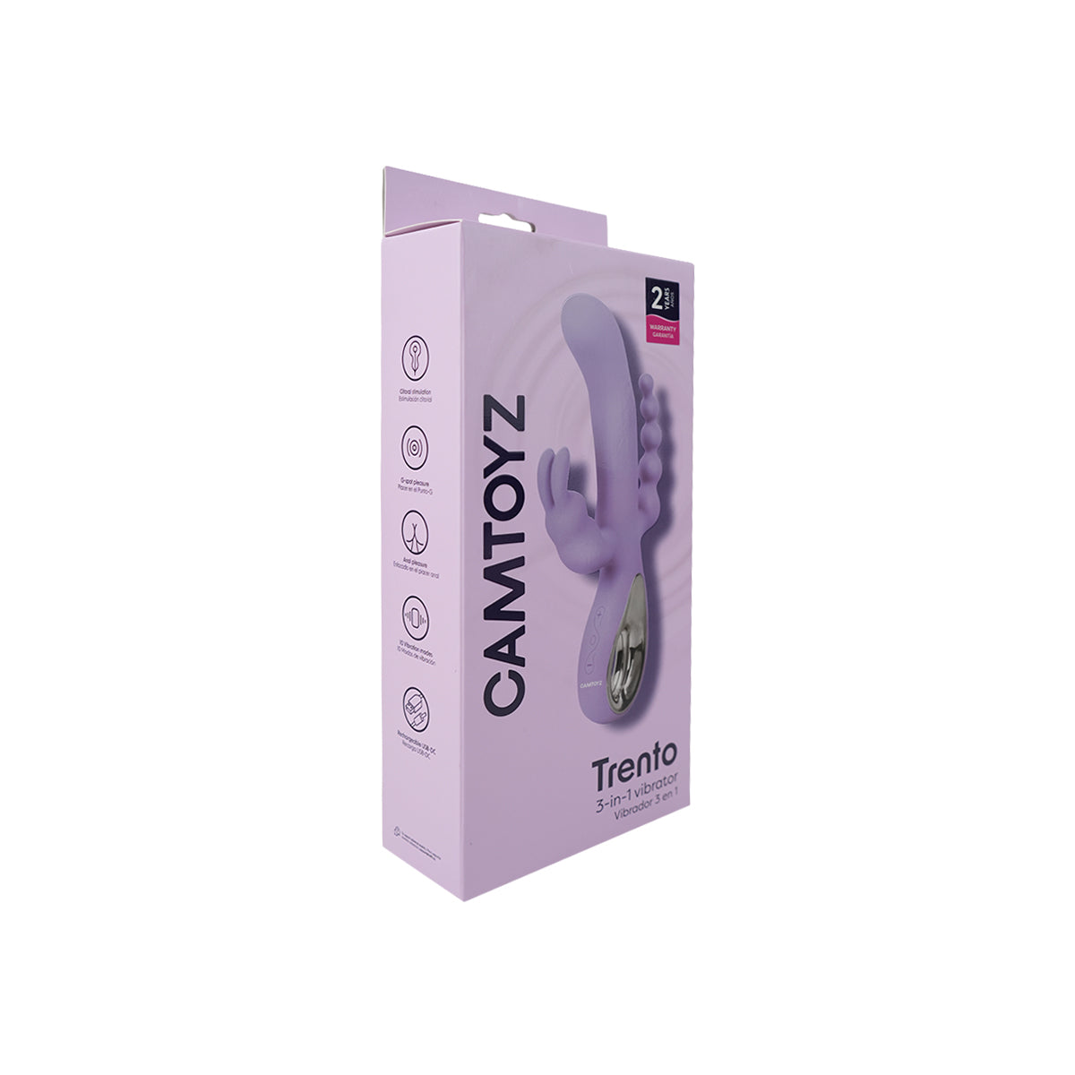 Vibrador Triple Trento Camtoyz