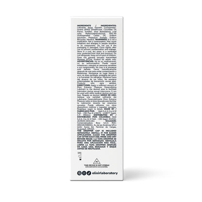 Lubricante íntimo Anal Desensibilizante Anesty Elixir