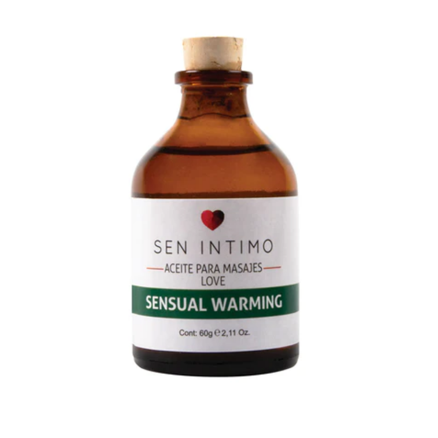 Tester Aceite De Masajes Sensual Warming Love 60 Ml Sen Intimo