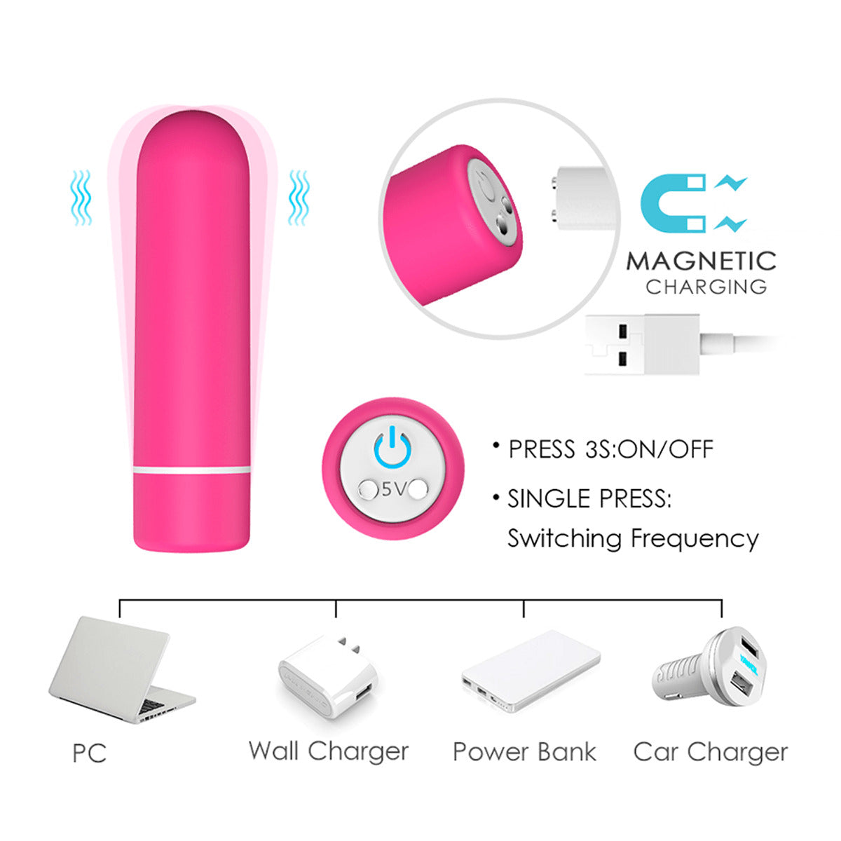 Vibrador Discreto Seed Shande