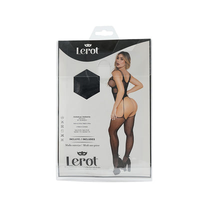 Conjunto Body Con Medias En Malla Musa Lerot