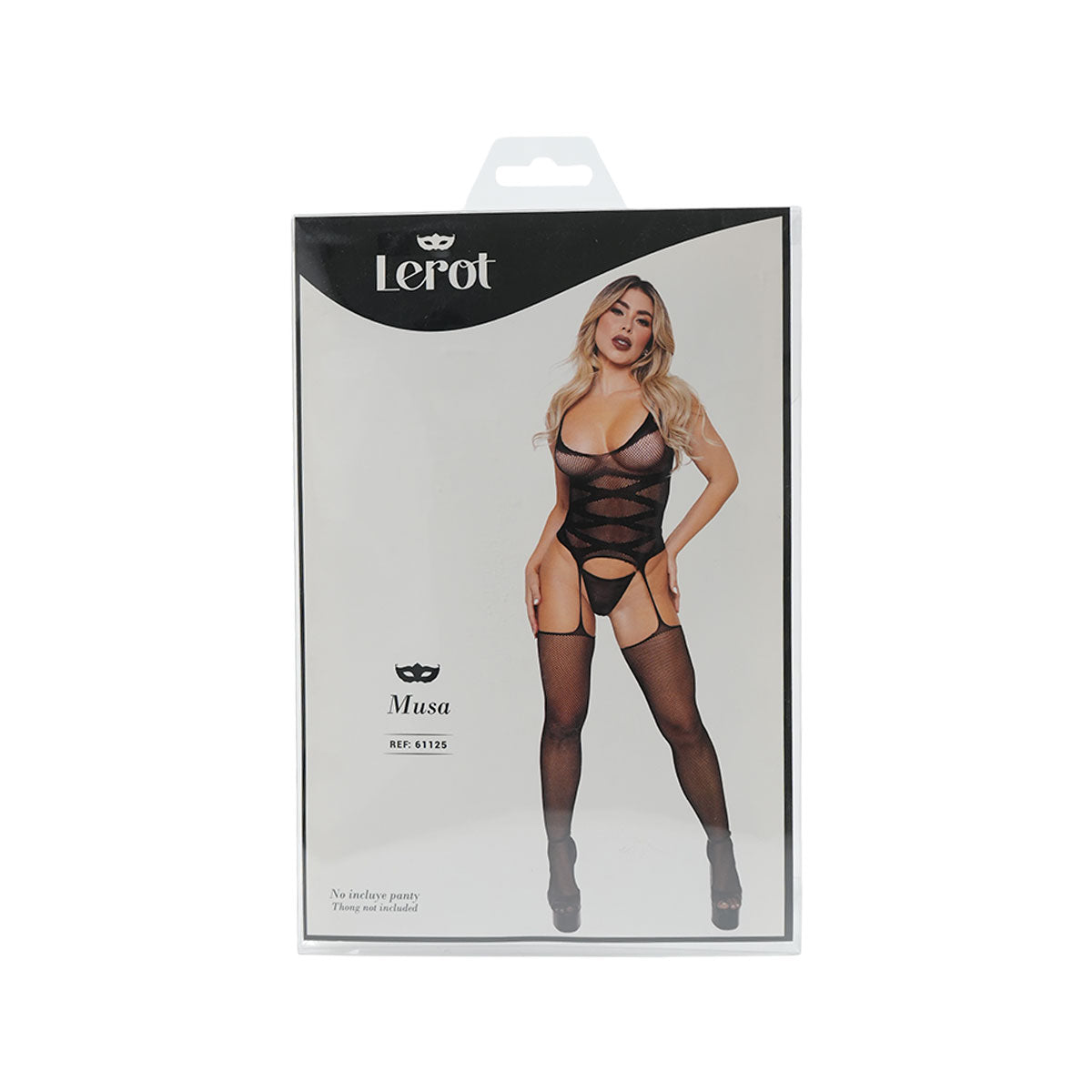 Conjunto Body Con Medias En Malla Musa Lerot