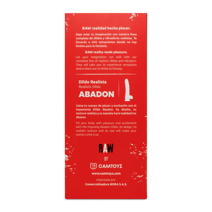 Dildo Realista Big Abadon 20 Cm Camtoyz