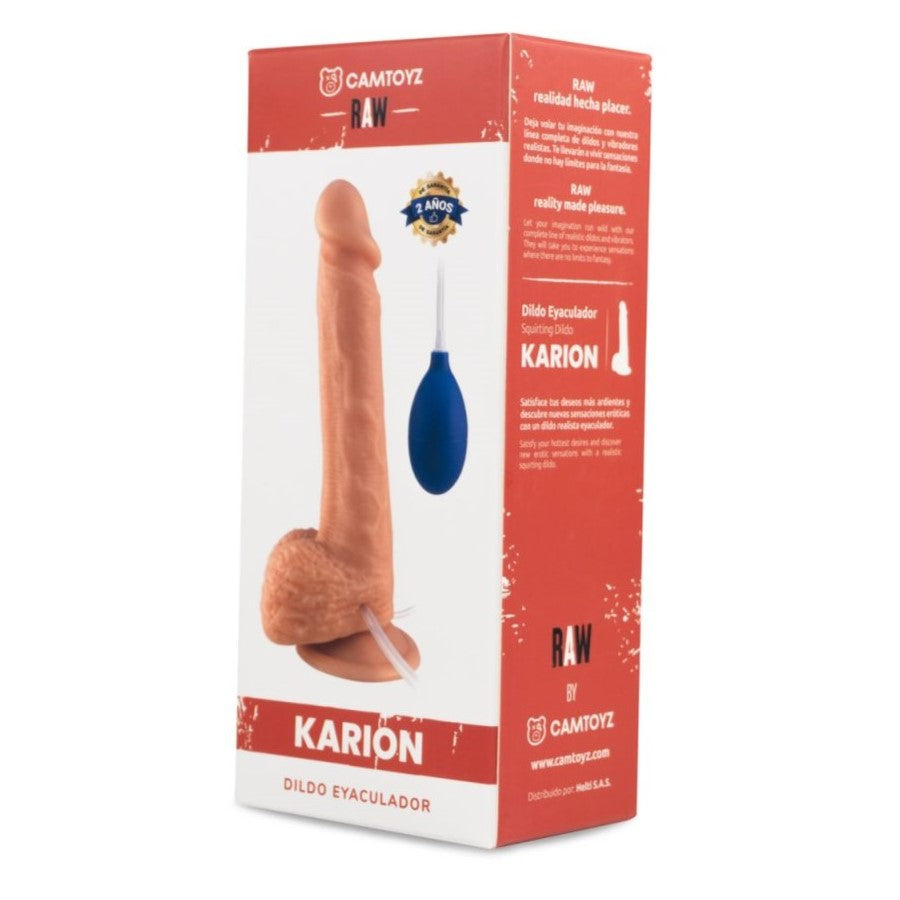 Dildo Realista Eyaculador Karion Camtoyz