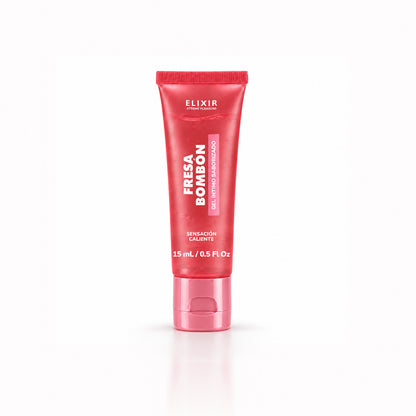 Lubricante Íntimo Saborizado Fresa Bombon 30 Ml Elixir