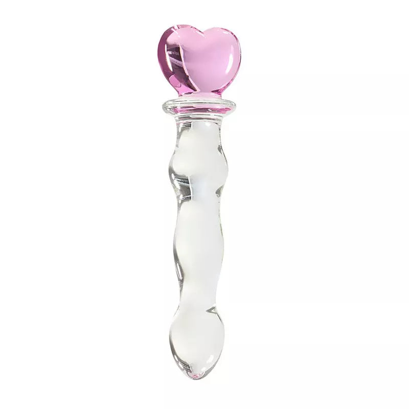 Dildo Anal y Vaginal en Cristal Talla M