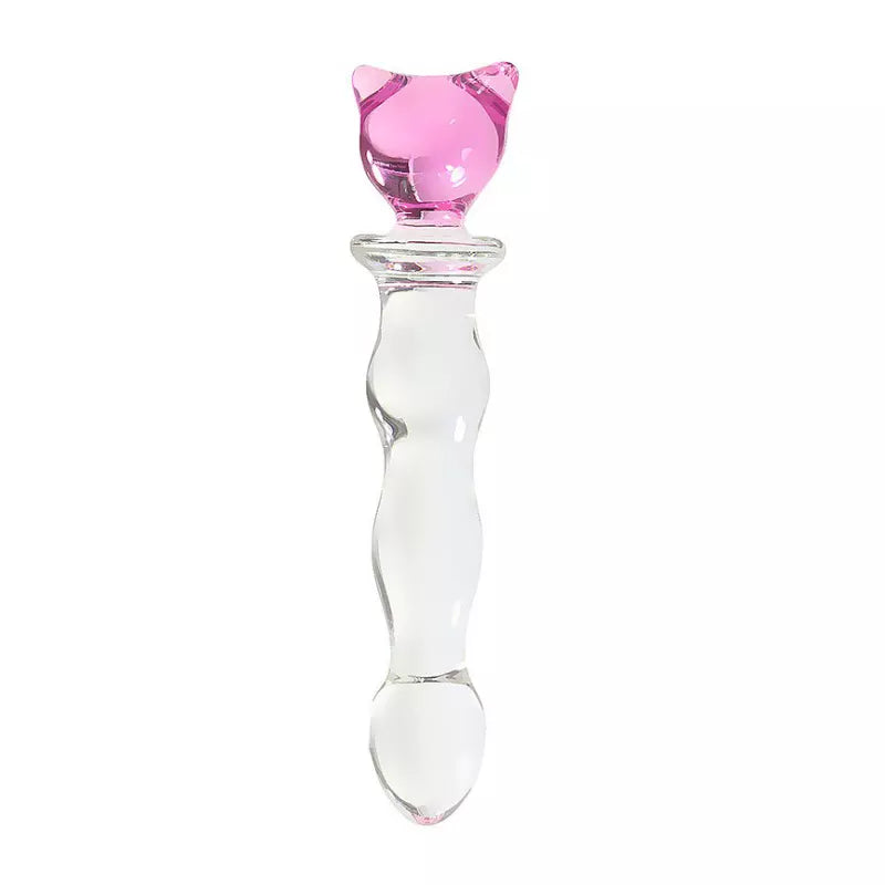 Dildo Anal y Vaginal en Cristal Talla M