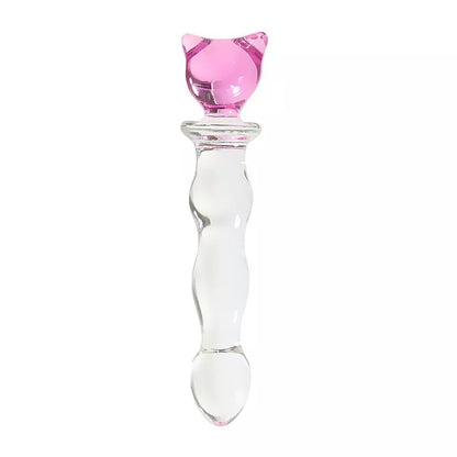 Dildo Anal y Vaginal en Cristal Talla M