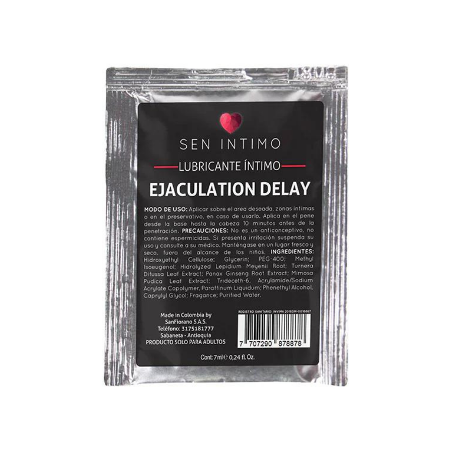 Lubricante Retardante Ejaculation Delay Sen Intimo
