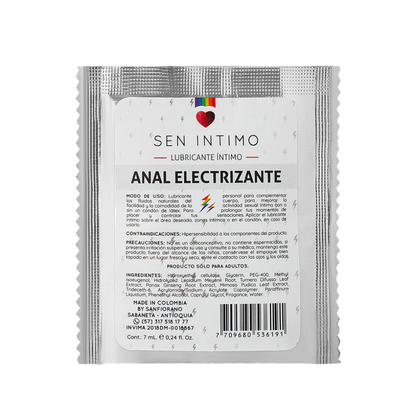 Lubricante Anal Electrizante Sen Intimo