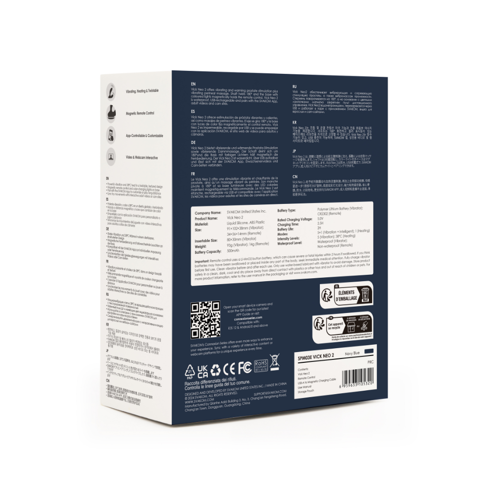 Masajeador Prostático Vick Neo 2 Svakom