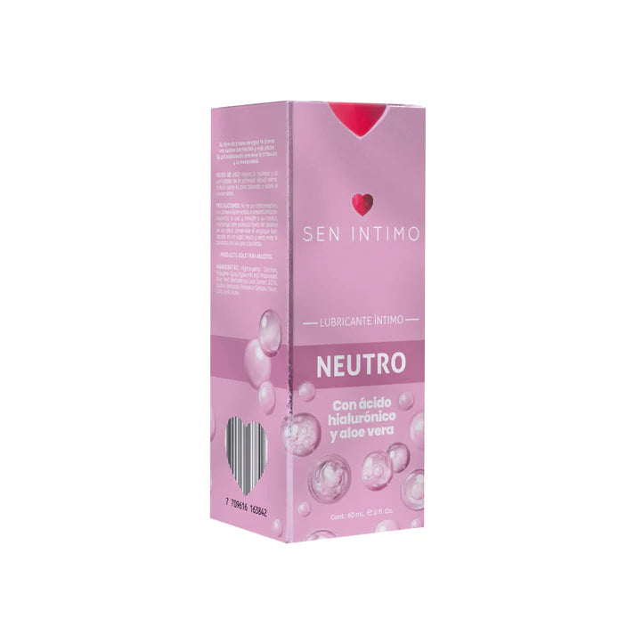 Lubricante Neutro con Ácido Hialurónico y Aloé 60 Ml Sen Intimo