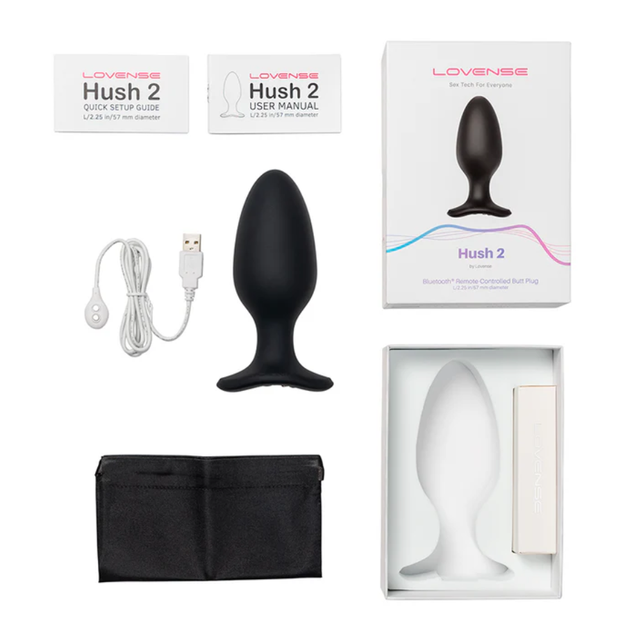 Plug Anal Vibrador Hush 2 Lovense