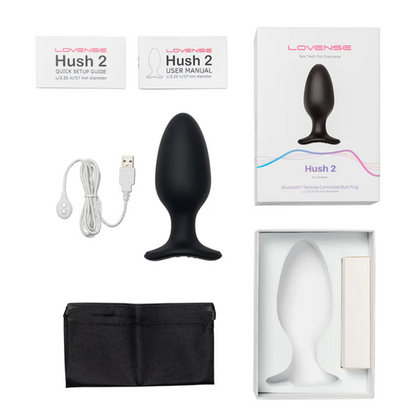 Plug Anal Vibrador Hush 2 Lovense