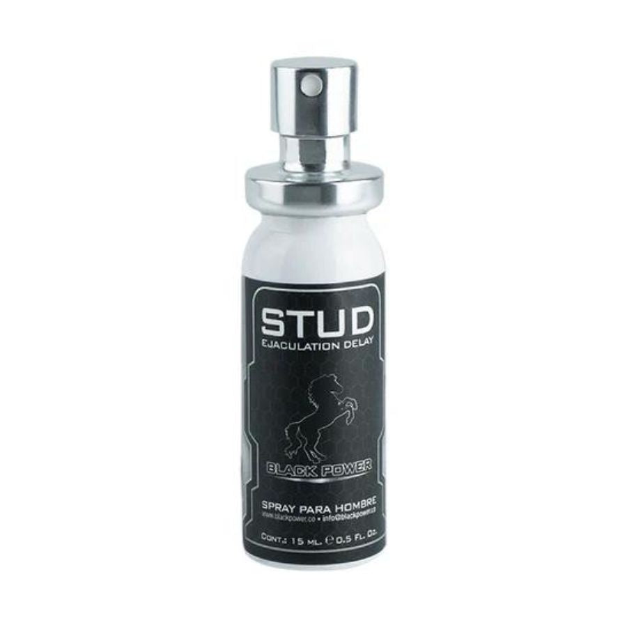 Lubricante Intimo Retardante Stud Spray x 15 ml Black Power