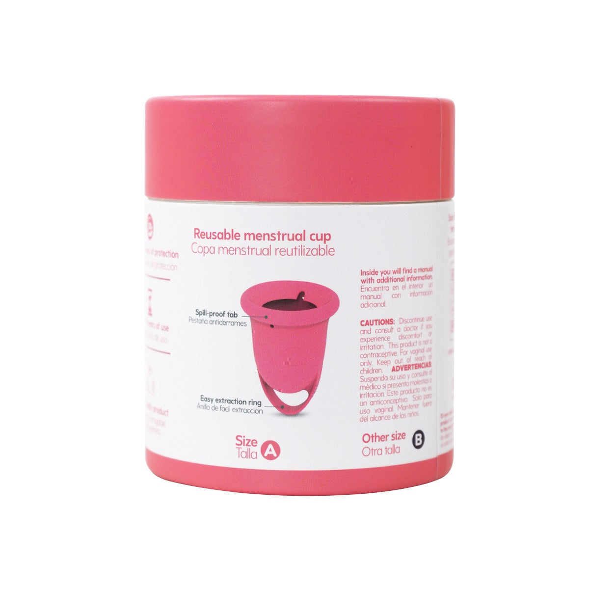 Copa Menstrual Essential Talla A Salmón UVA