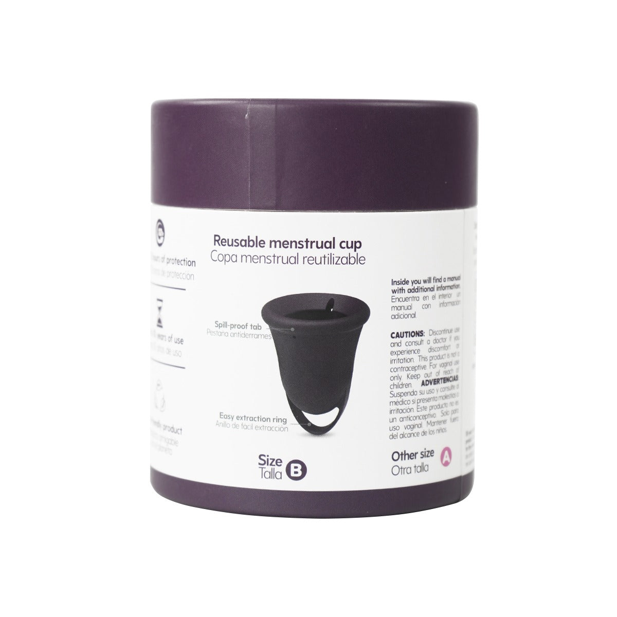 Copa Menstrual Essential Talla B Morada UVA