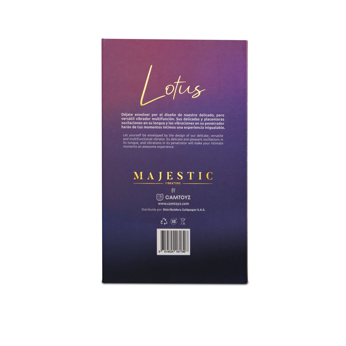 Vibrador Discreto Lotus Camtoyz