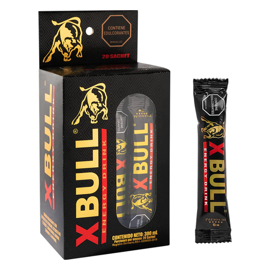 Vigorizante Natural Masculino Caja x 20 Unidades X-Bull