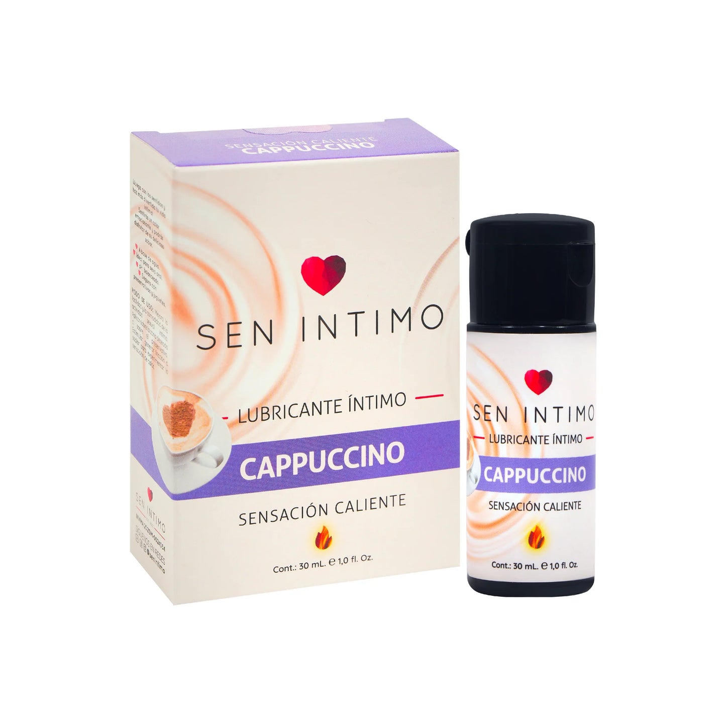 Lubricante Caliente Cappuccino x 30 ml Sen Íntimo