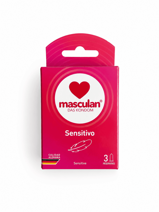 Masculan Sensitivo Caja x 3 Condones